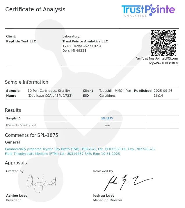 3mL Pen Cartridges - 5/Pack - Image 2