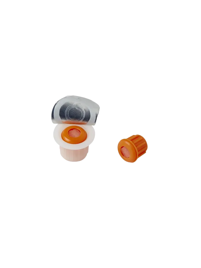 SwabCap Vial Spike Disinfecting Cap - 15/Pack