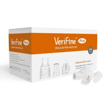 Verifine Plus Pen Needles - 31G, 5/16" (8mm), 100/Box