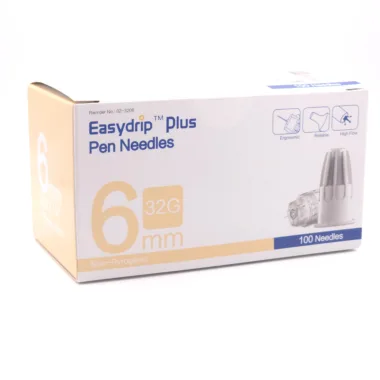 EasyDrip Plus Pen Needles - 32G, 1/4" (6mm), 100/Box